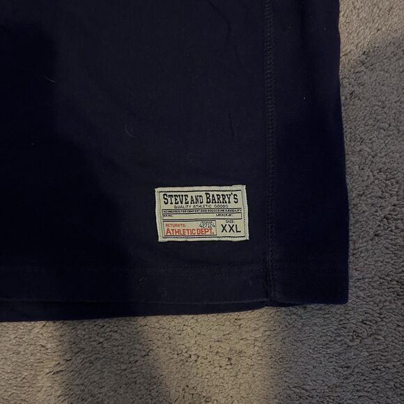 Steve & Barry’s All-County Basketball Muscle Tee XXL Navy Distressed Graphic Y2K - Picture 3 of 5